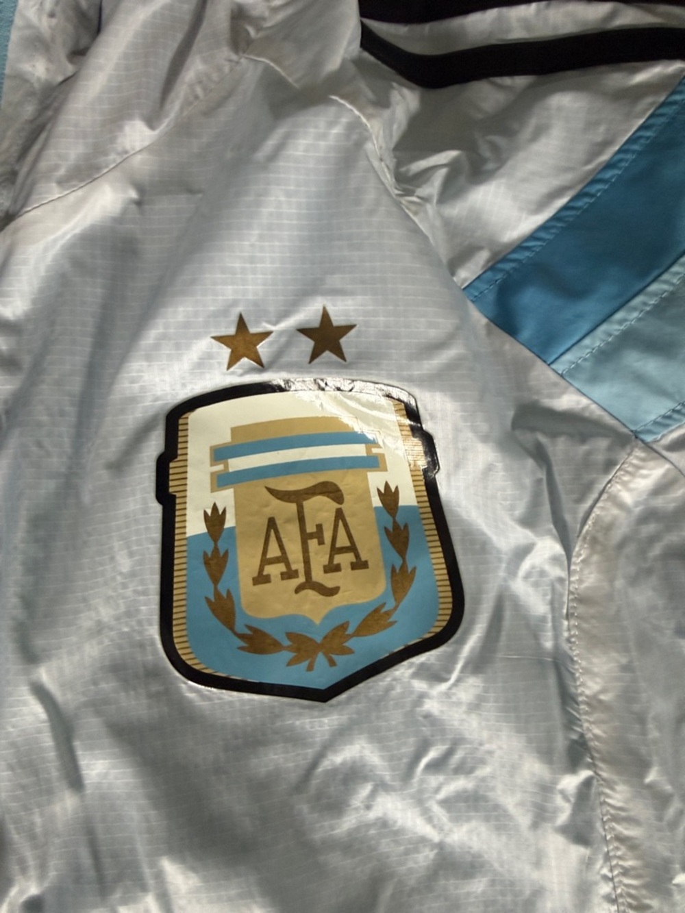 RARE- 2014 World Cup adidas Argentina AFA Soccer Anthem Jacket - Picture 4 of 5